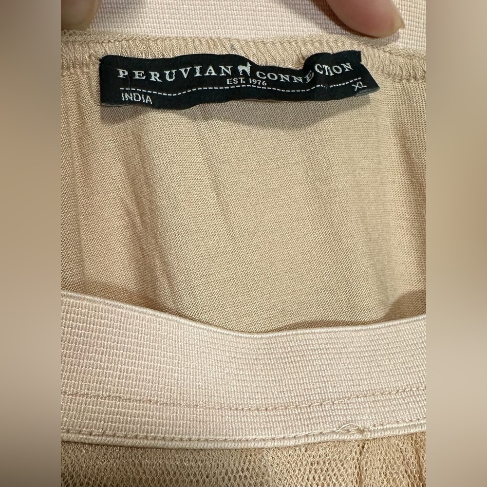 Peruvian Connection Giselle Tulle Skirt in Dusty Rose Pink - Picture 3 of 6